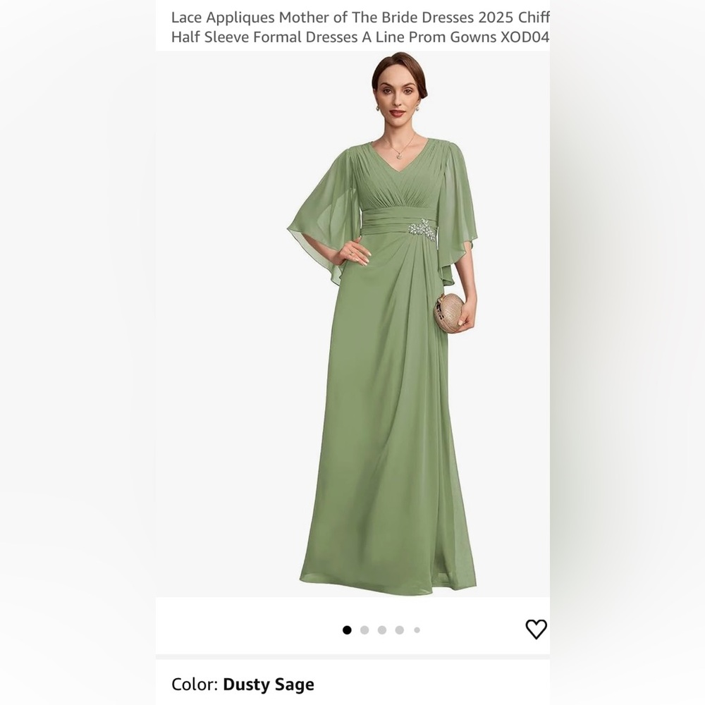 Elegant Green Evening Gown
